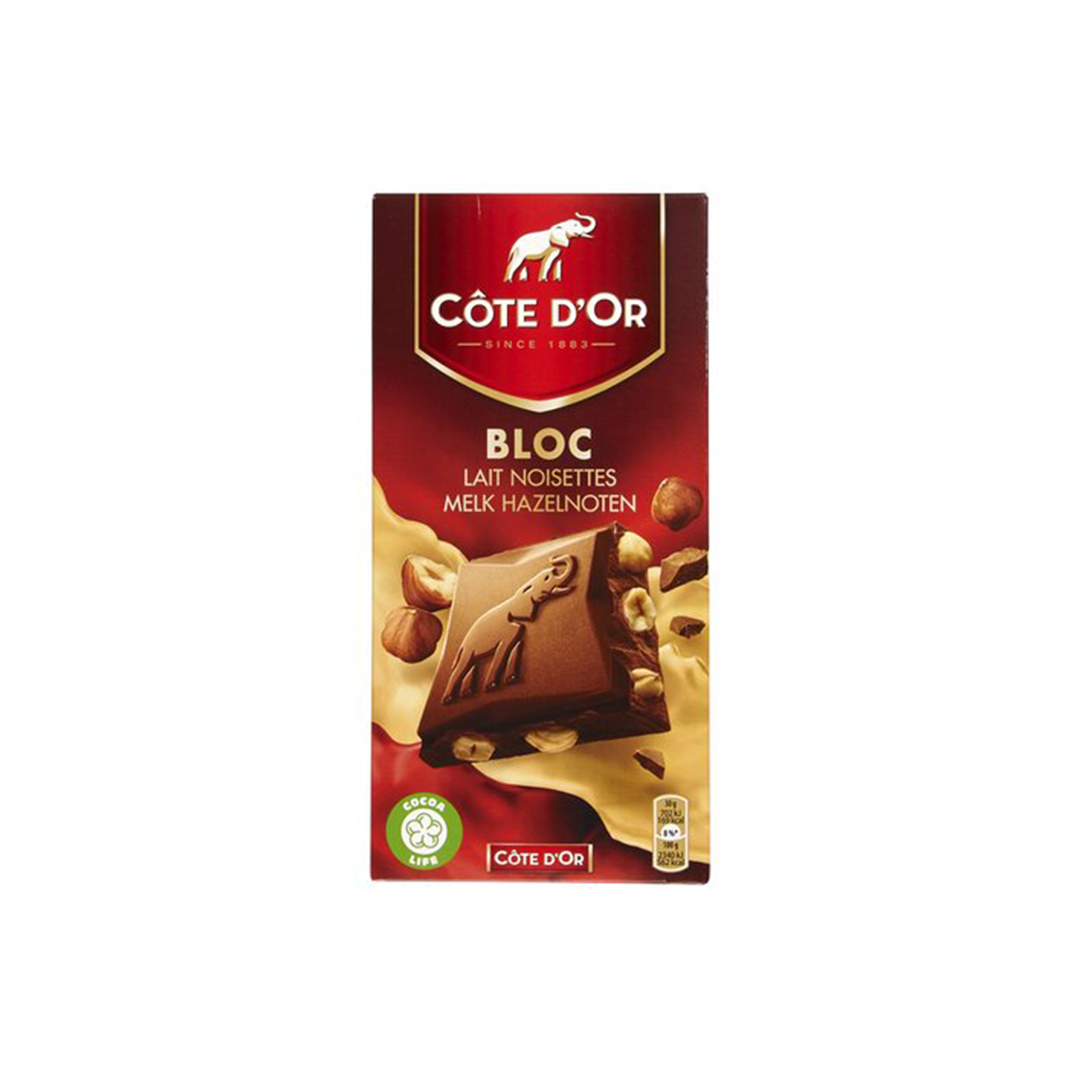 CÔTE D'OR melkchocolade hazelnoot 180gr